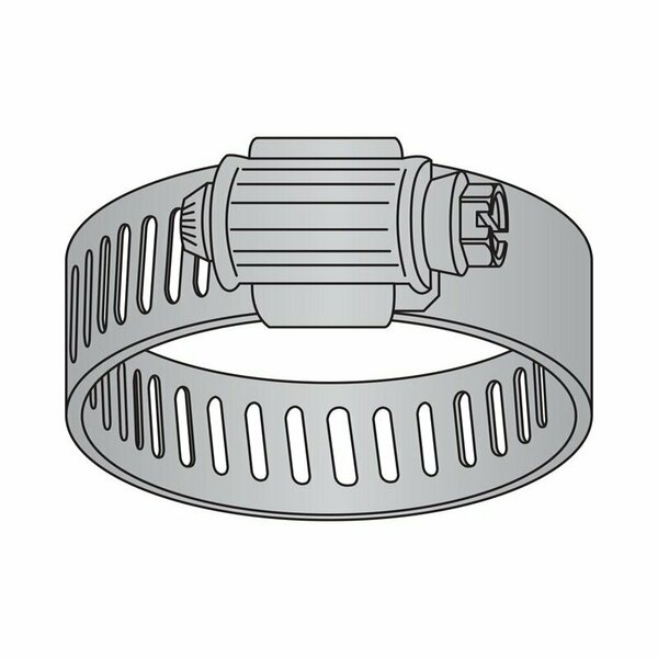Heritage Hose Clamp, Gen Purp, SAE #8 All SS316 HCGP-111-008-500